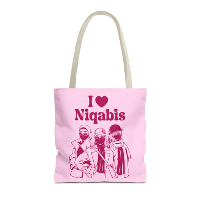 I Love Niqabis Tote Bag