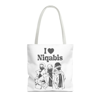 I Love Niqabis Neutral Tote Bag