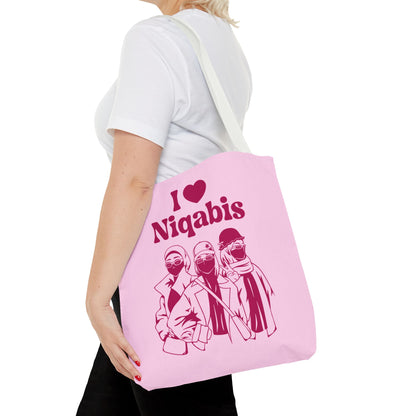 I Love Niqabis Tote Bag