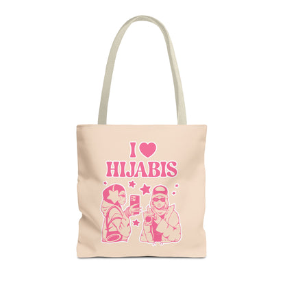 I Love Hijabis Tote Bag